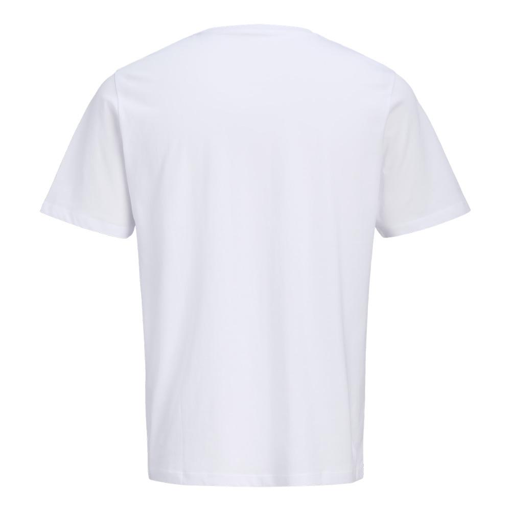 T-Shirt Blanc Homme Jack & Jones Brandy vue 2