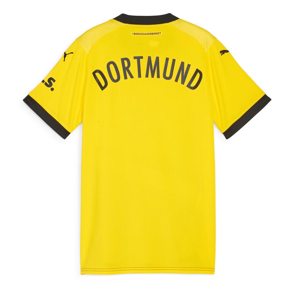Dortmund Maillot Réplica Domicile Junior Puma 2023/2024 vue 2