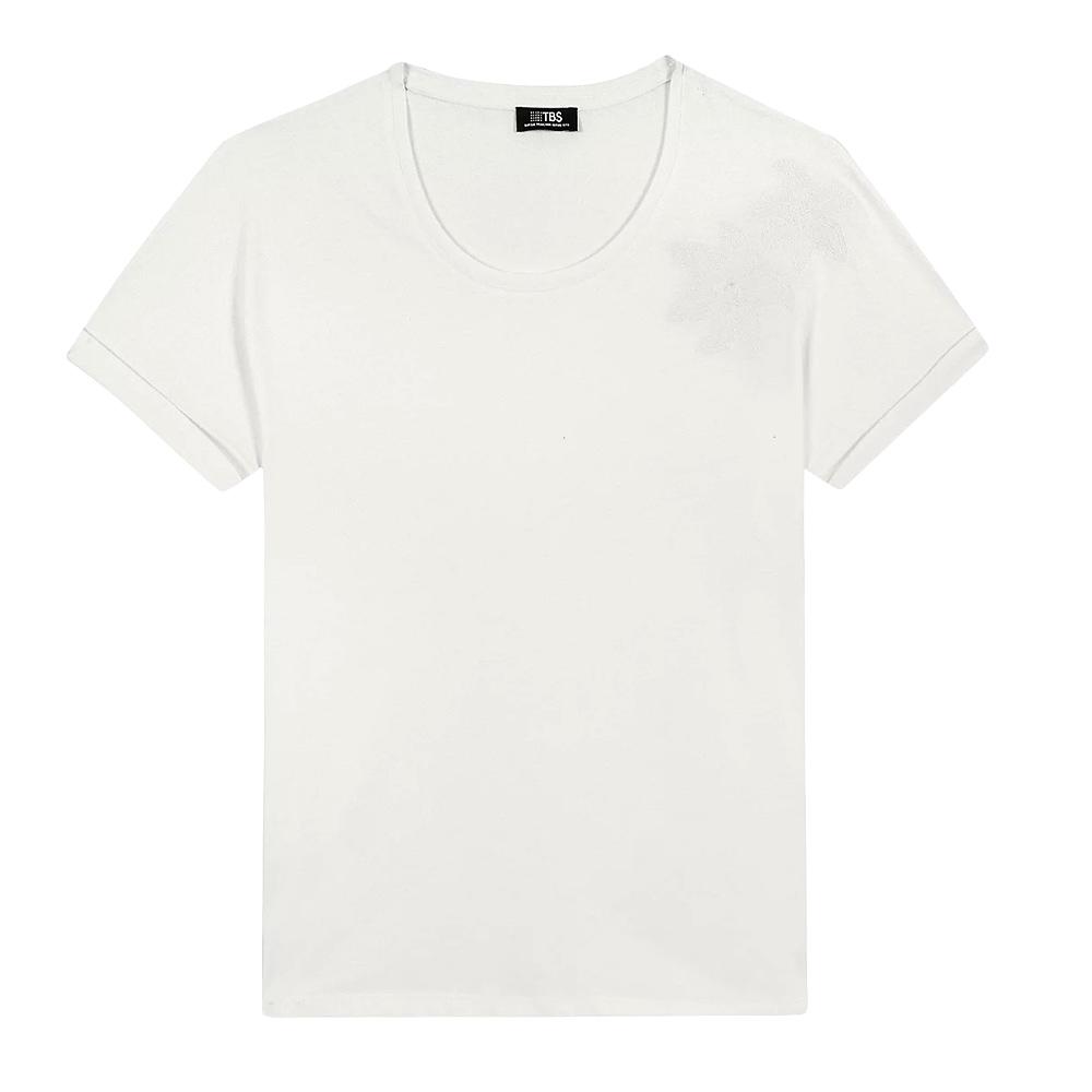 Women’s White T-Shirt TBS NADEATEE affordable