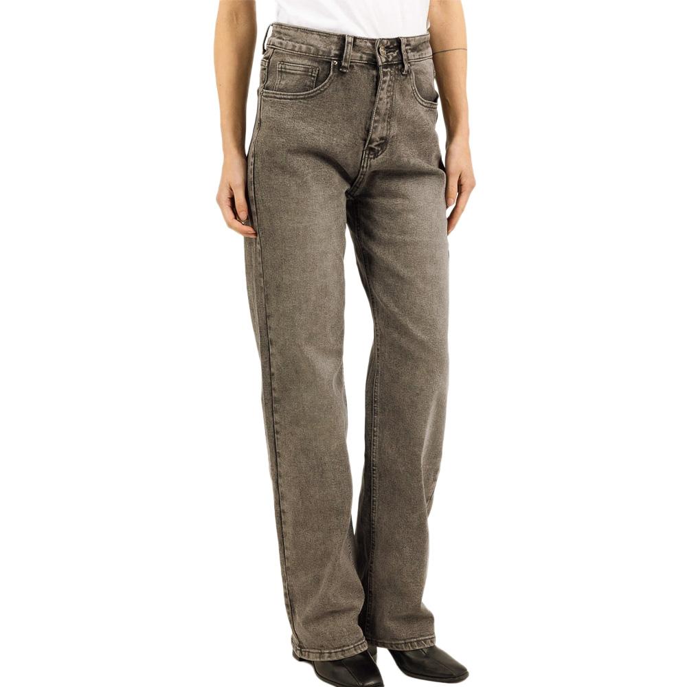 Jean Gris Wide Leg Femme Monday Premium 3255 pas cher