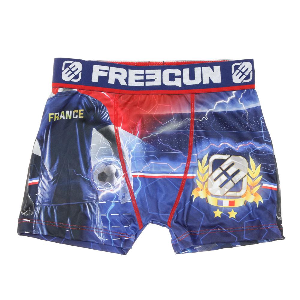 Boxer Bleu Garçon Freegun Foot pas cher