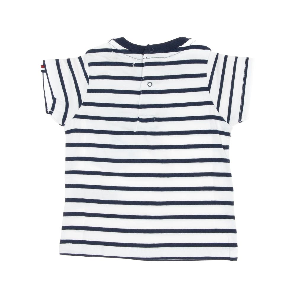 T-shirt Blanc/Marine Garçon Little Marcel LMEV0026 vue 2