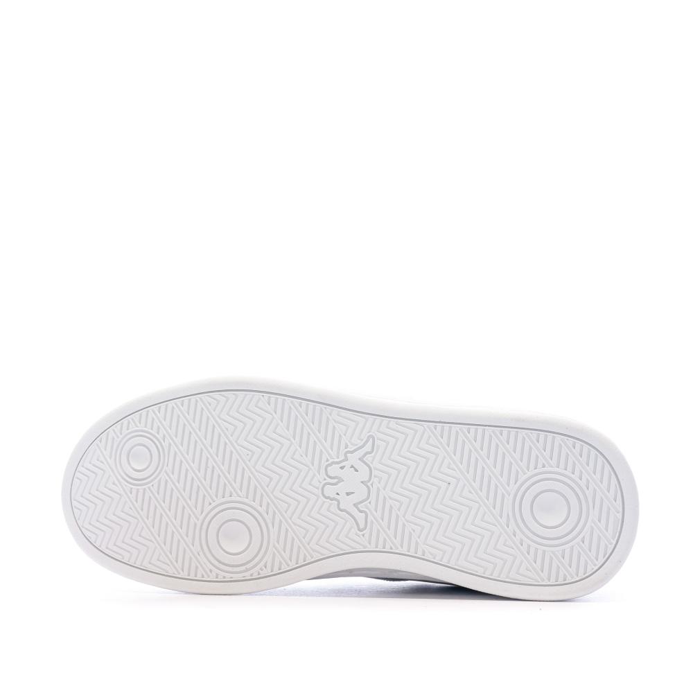 Baskets Blanche Argent/Blanc Fille Kappa Logo Alpha 2V vue 5