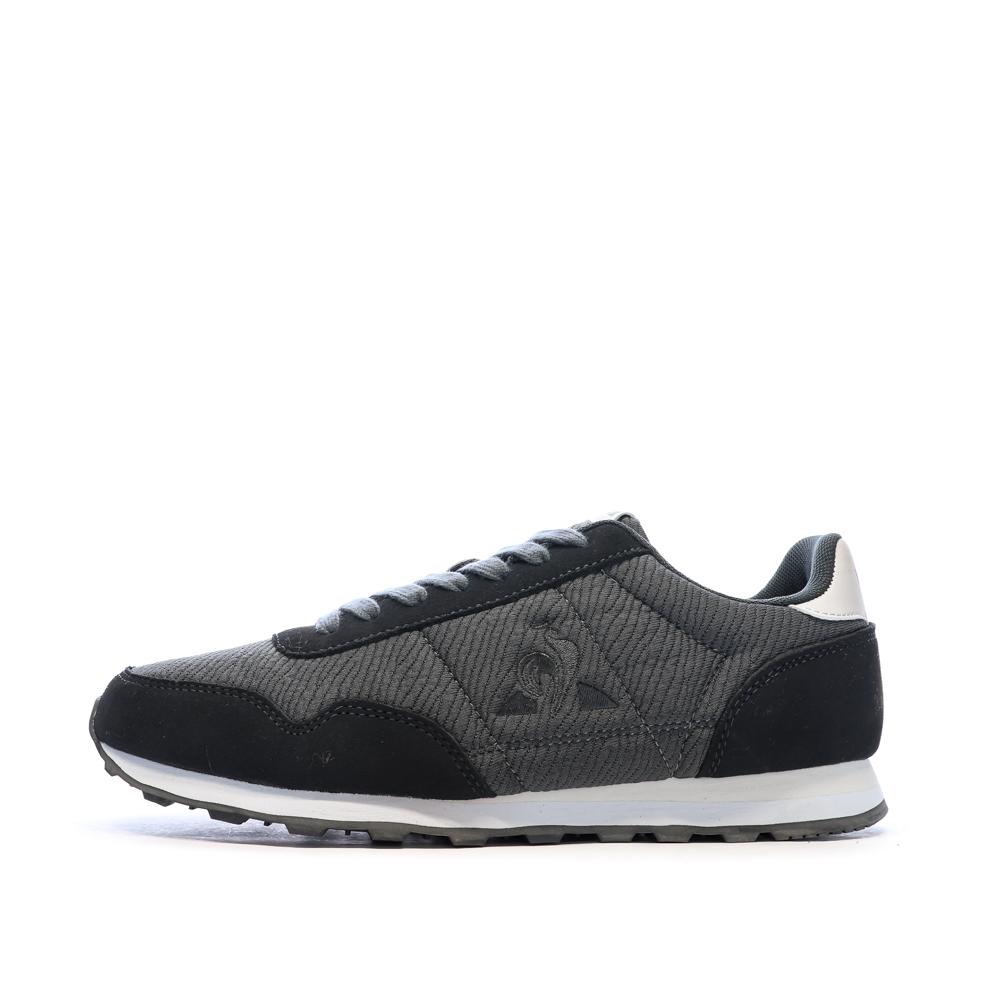 Baskets Noires/Grises Femme Le Coq Sportif Astra pas cher