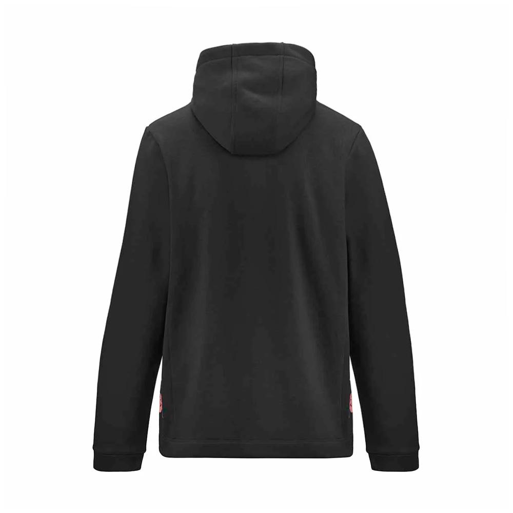 Sweat Noir Garçon Kappa Giordi00B vue 2