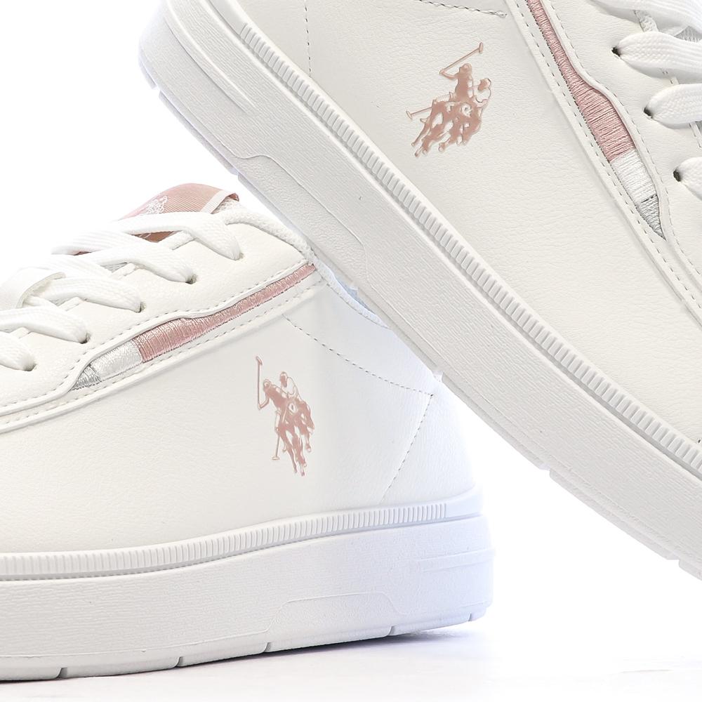 Sneaker Weiß/Pink Damen US Polo ASSN ARIS Ansicht 7