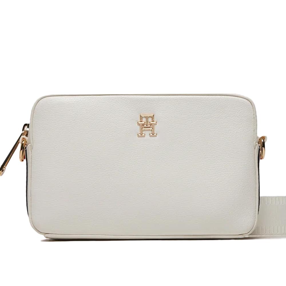 Sac Bandoulière Écru Femme Tommy Hilfiger Essential Came pas cher