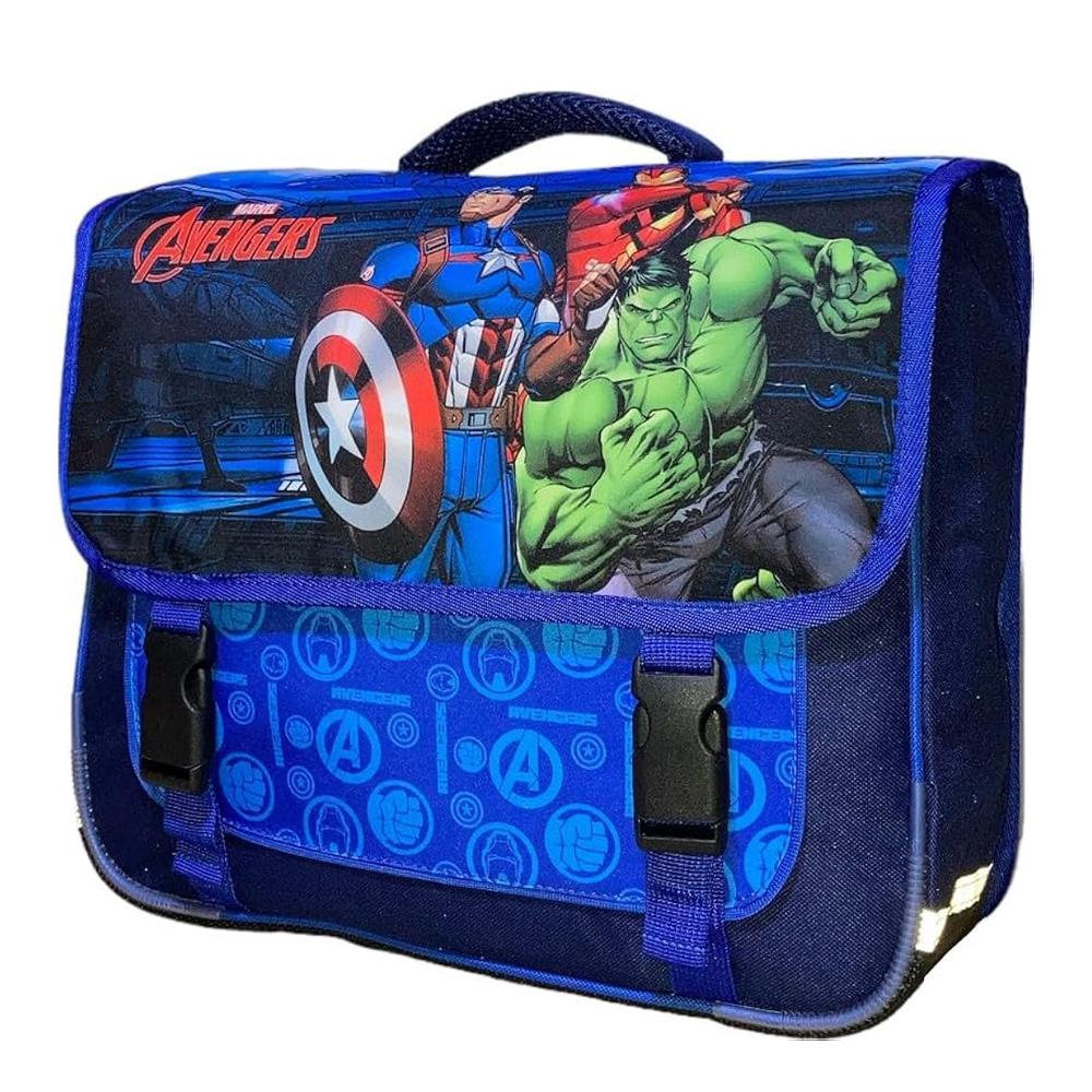 Cartable Bleu Garçon Avengers pas cher