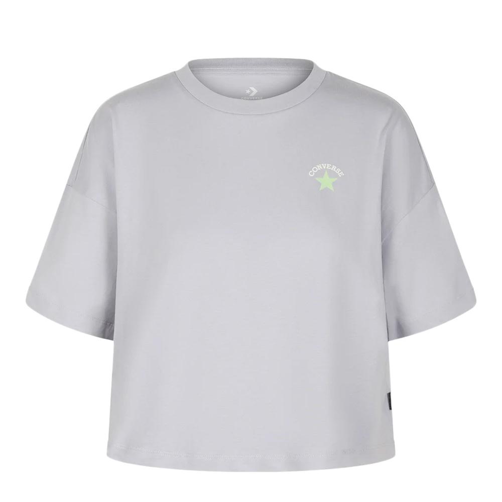 Camiseta Converse Chuck Ghost gris de mujer barato