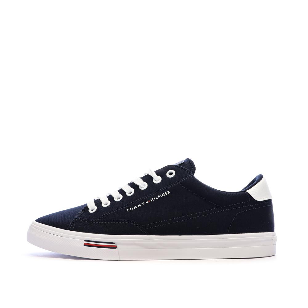 Zapatillas deportivas azul marino para hombre Tommy Hilfiger Vulc Core Rwb barato