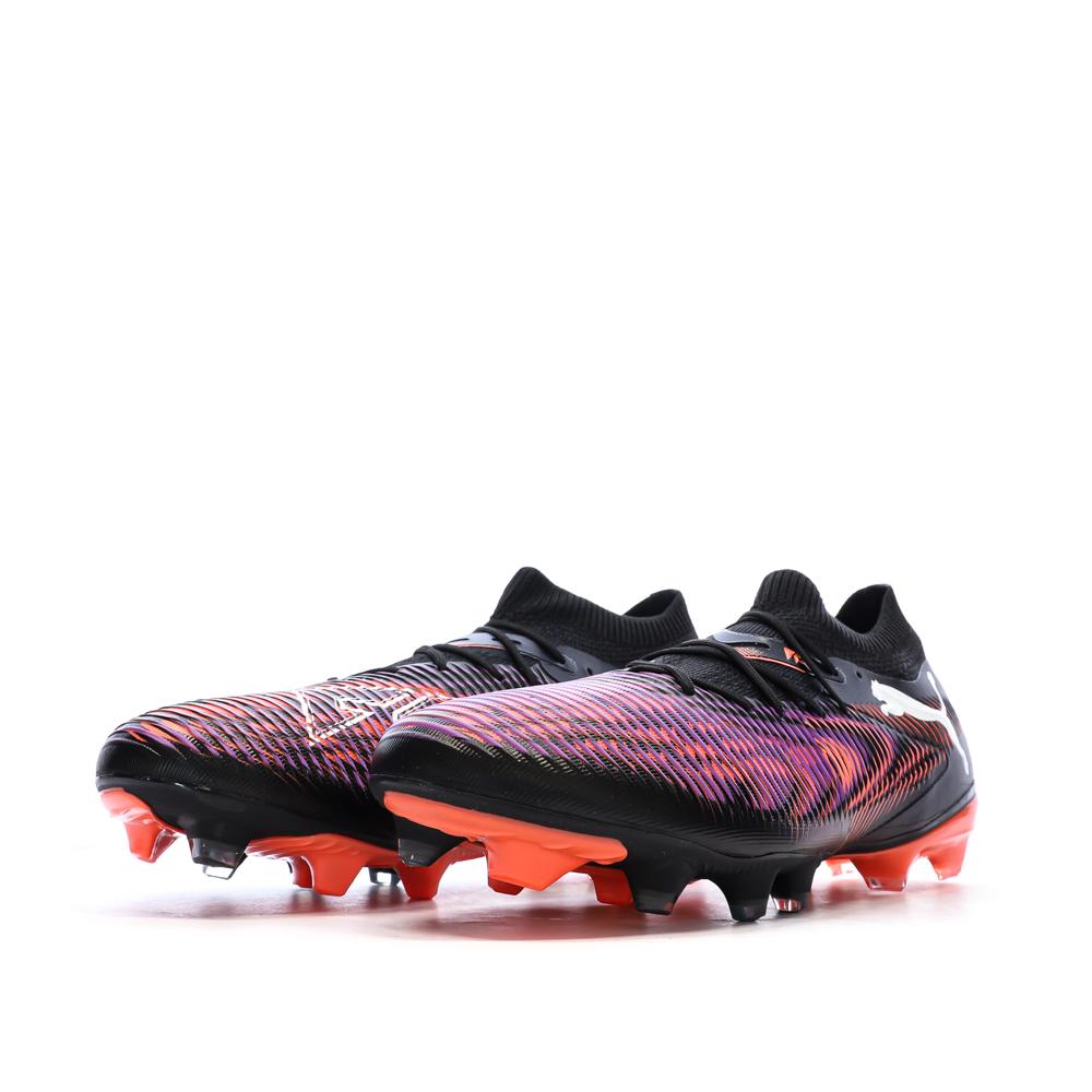 Chaussures de football Noires/Oranges Homme Puma Future 8 vue 6