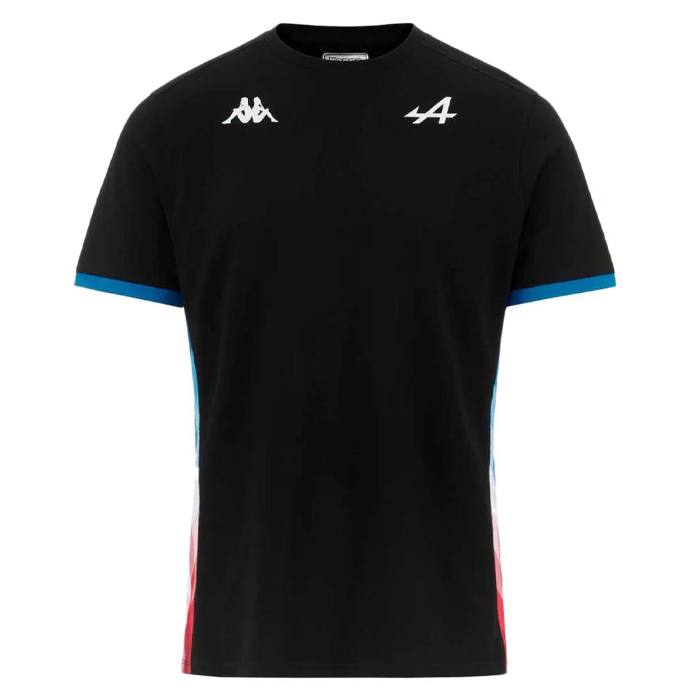 T-shirt Noir Homme Kappa Adirend pas cher