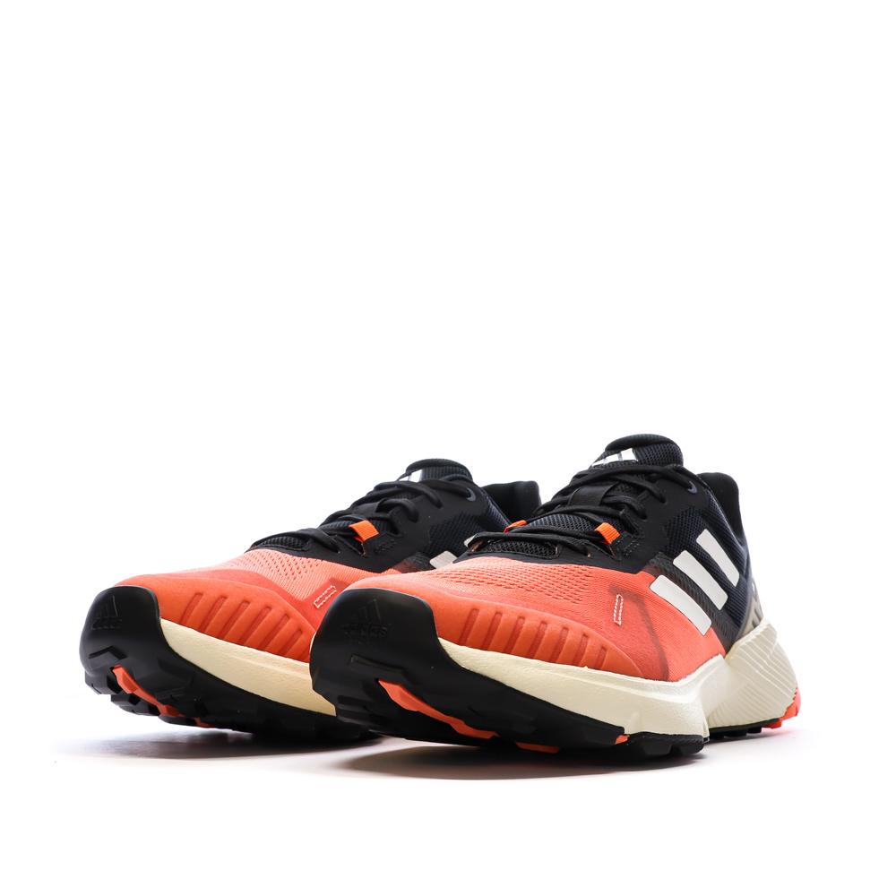 Chaussures de Running Orange/Noire Homme Adidas Terrex Soulstride vue 6