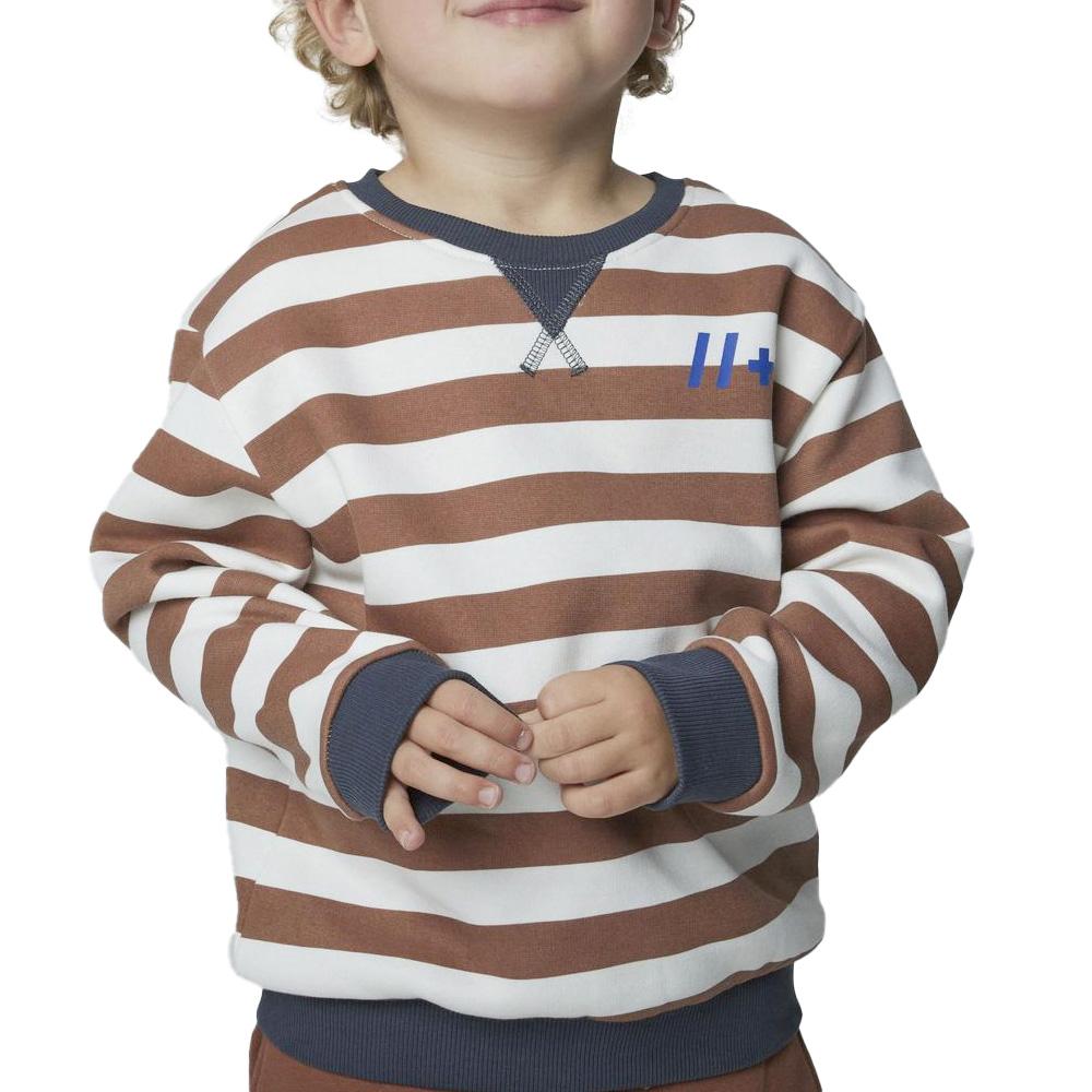 Sweat Beige/Marron Garçon Name it Movillo pas cher