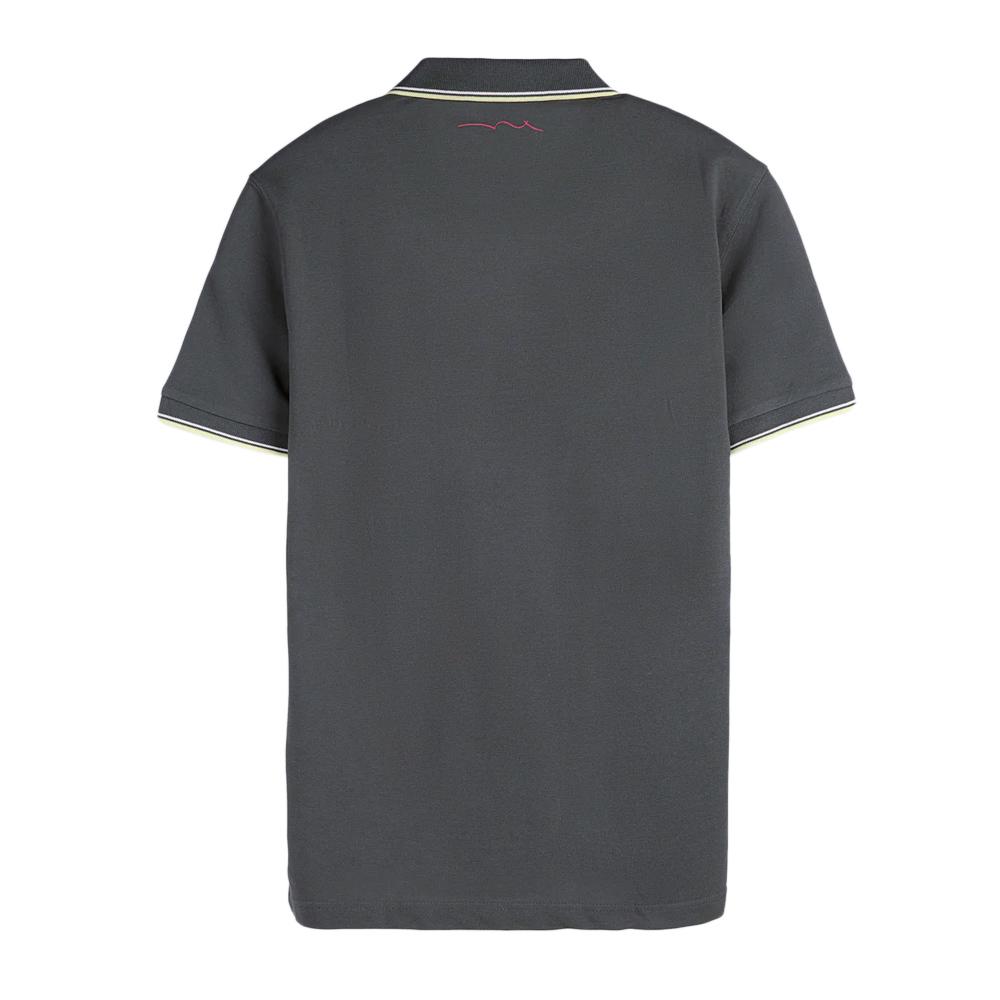 Polo Gris Foncé Homme Teddy Smith Pasian 2 vue 2