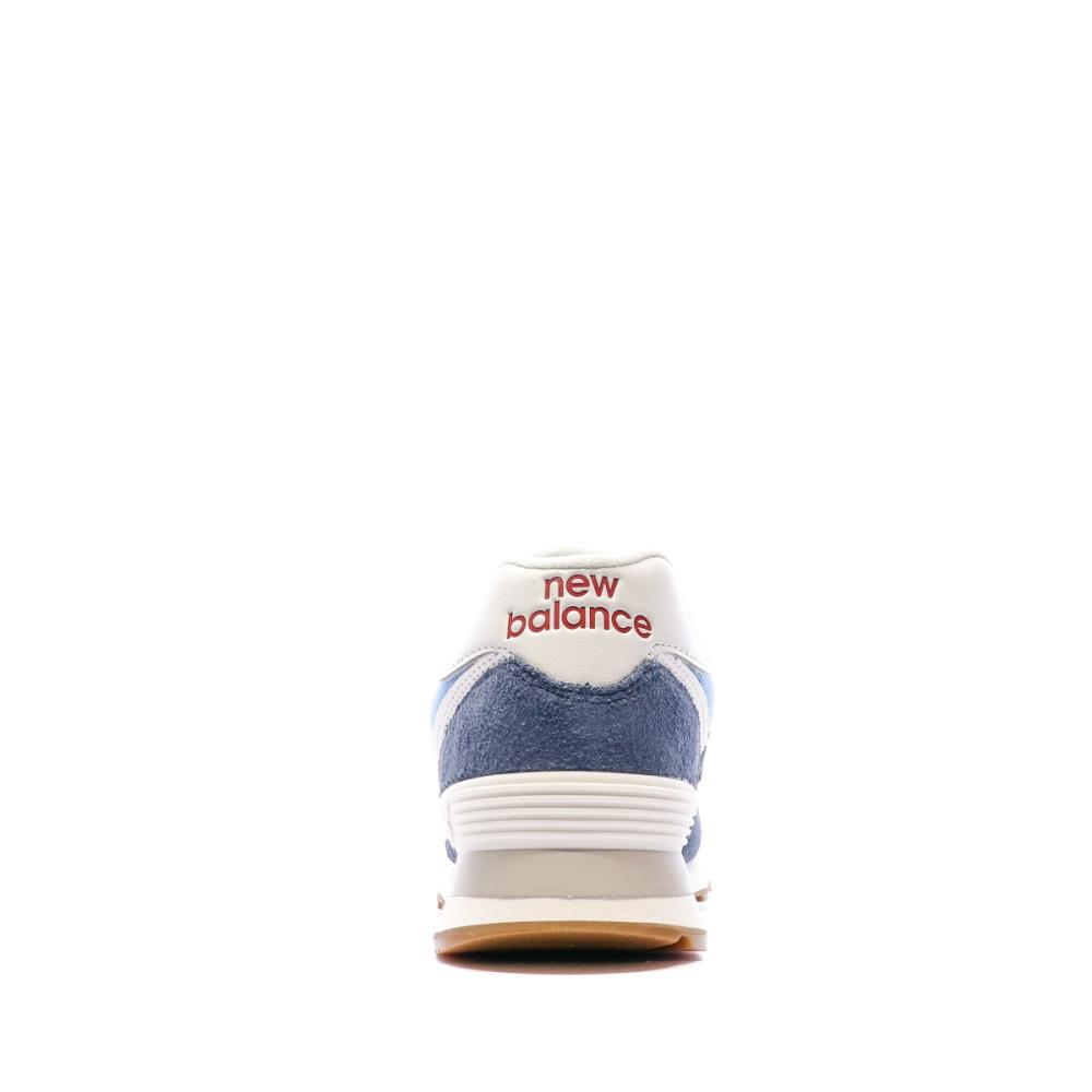 Baskets Bleues Homme New Balance 574 vue 3