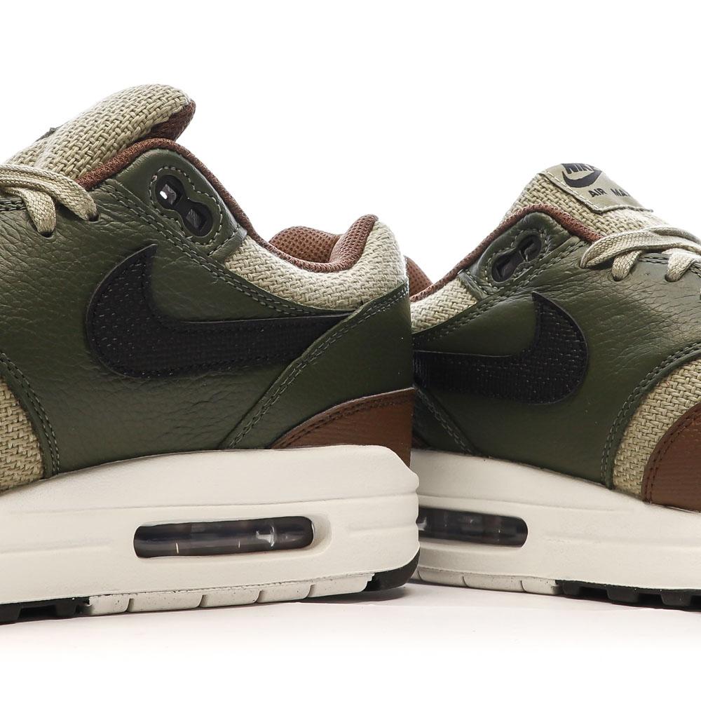 Baskets Kaki Homme Nike Air Max 1 vue 7