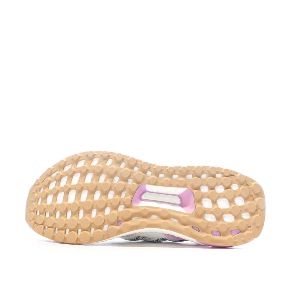 Chaussures de running Blanches/Bleu Femme Adidas Ultraboost vue 5