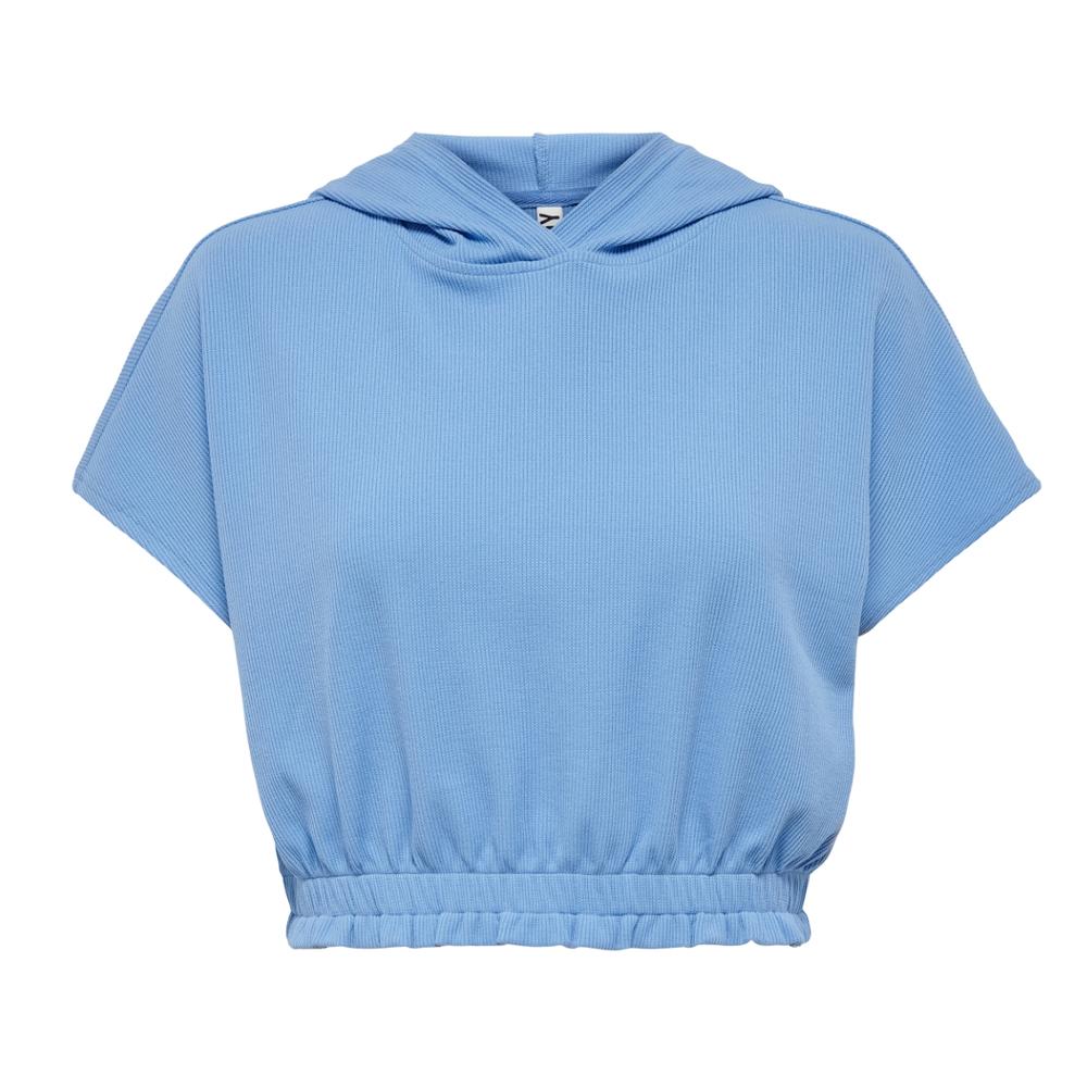 Sweat à Capuche Bleu Femme JDY Shine pas cher