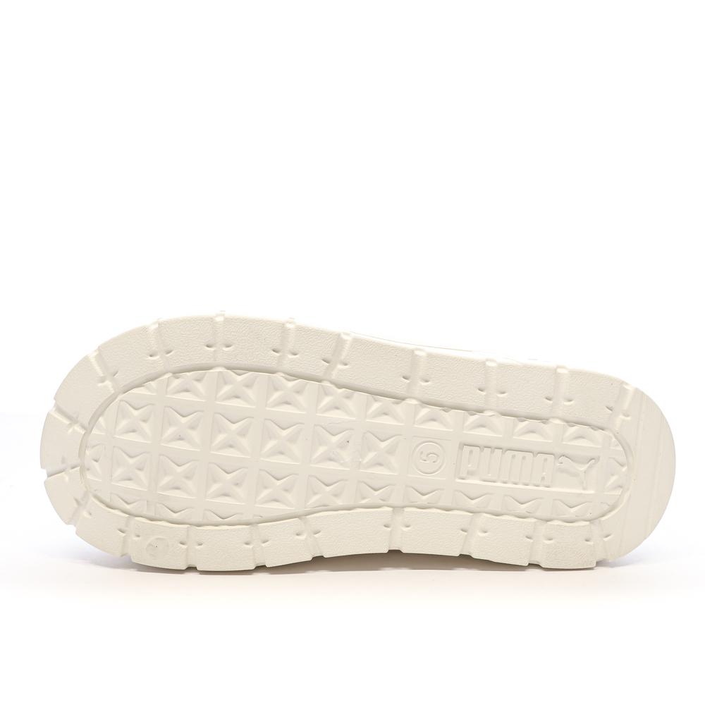 Claquettes Blanches Femme Puma Mayze vue 2