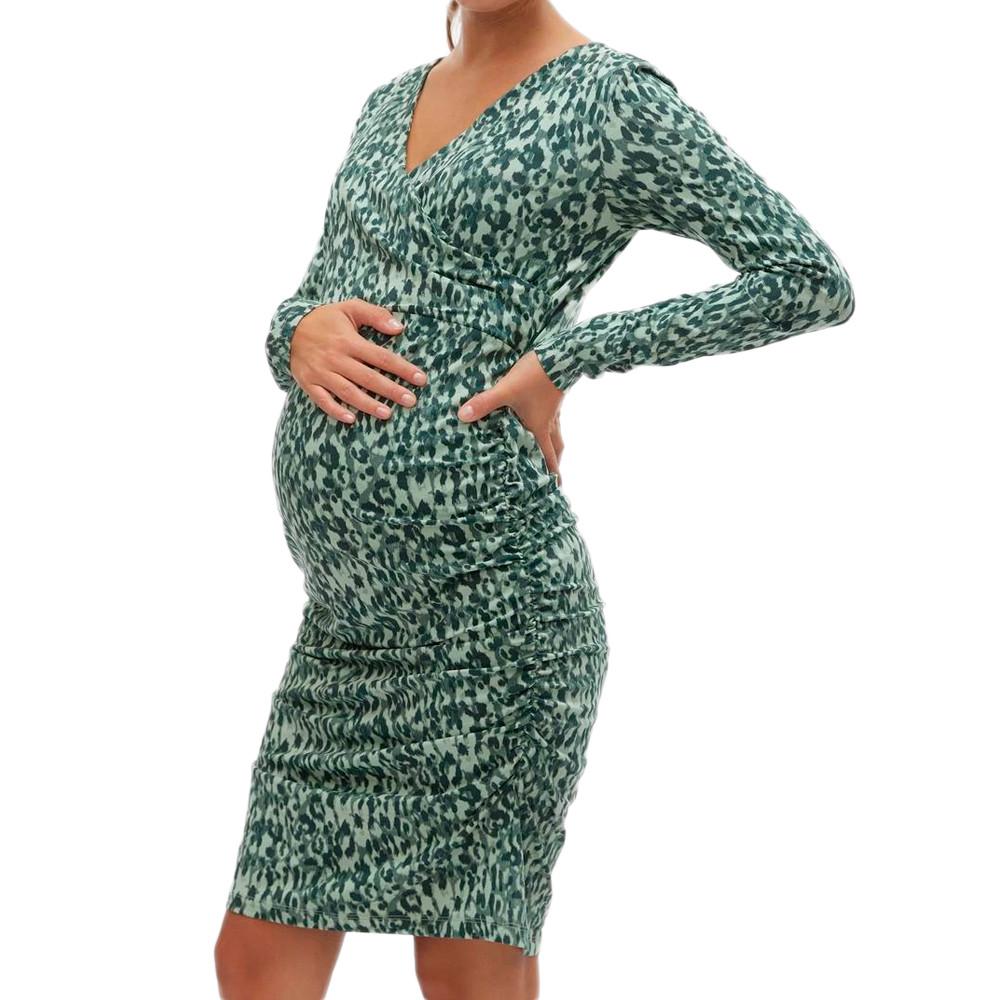 Robe de Grossesse Verte Femme Mamalicious Lebba pas cher