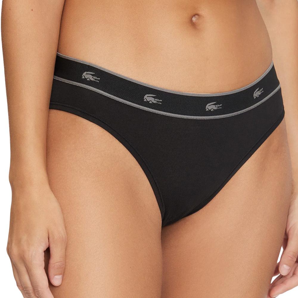 X1 Lacoste String Negro barato