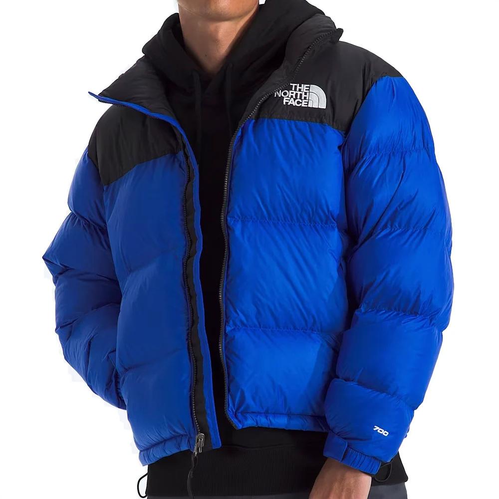 Doudoune Noir/Bleu Homme The North Face 1996 Retro Nuptse pas cher