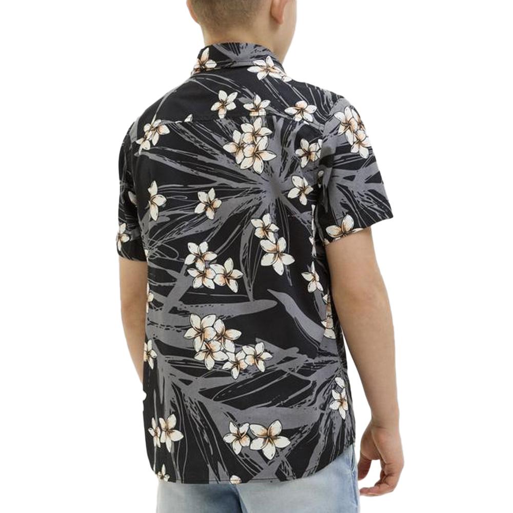 Chemise Noir à Motifs Garçon Jack & Jones Hawaii vue 2