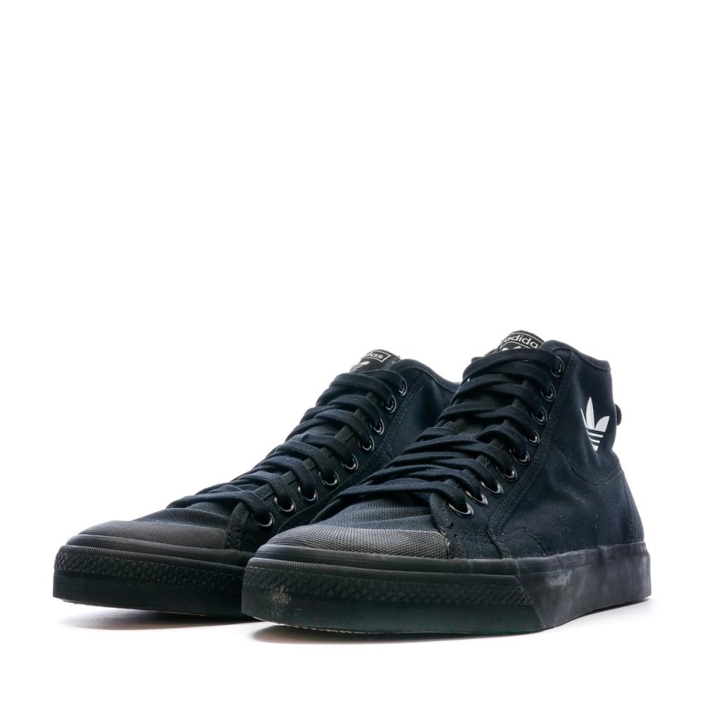 Baskets Noires Homme Adidas Nizza vue 6