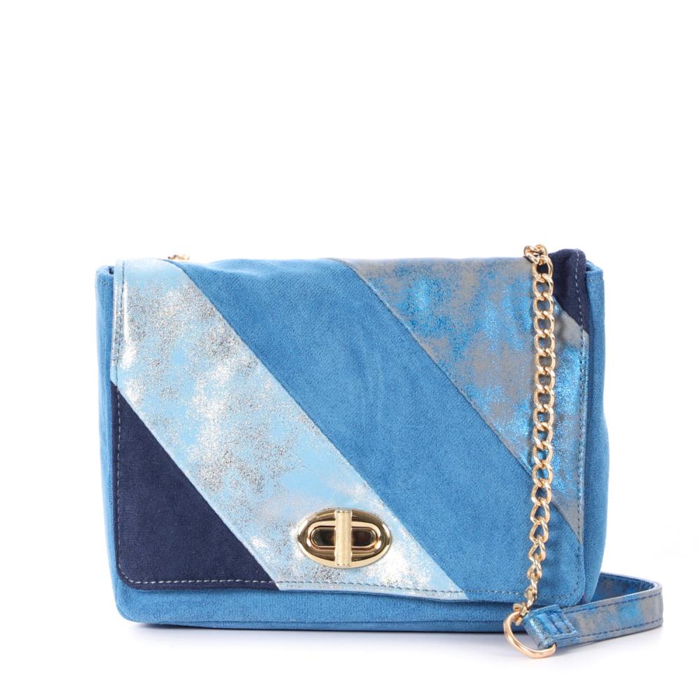 Sac Bandoulière Bleu Femme Manoukian Sabrina pas cher