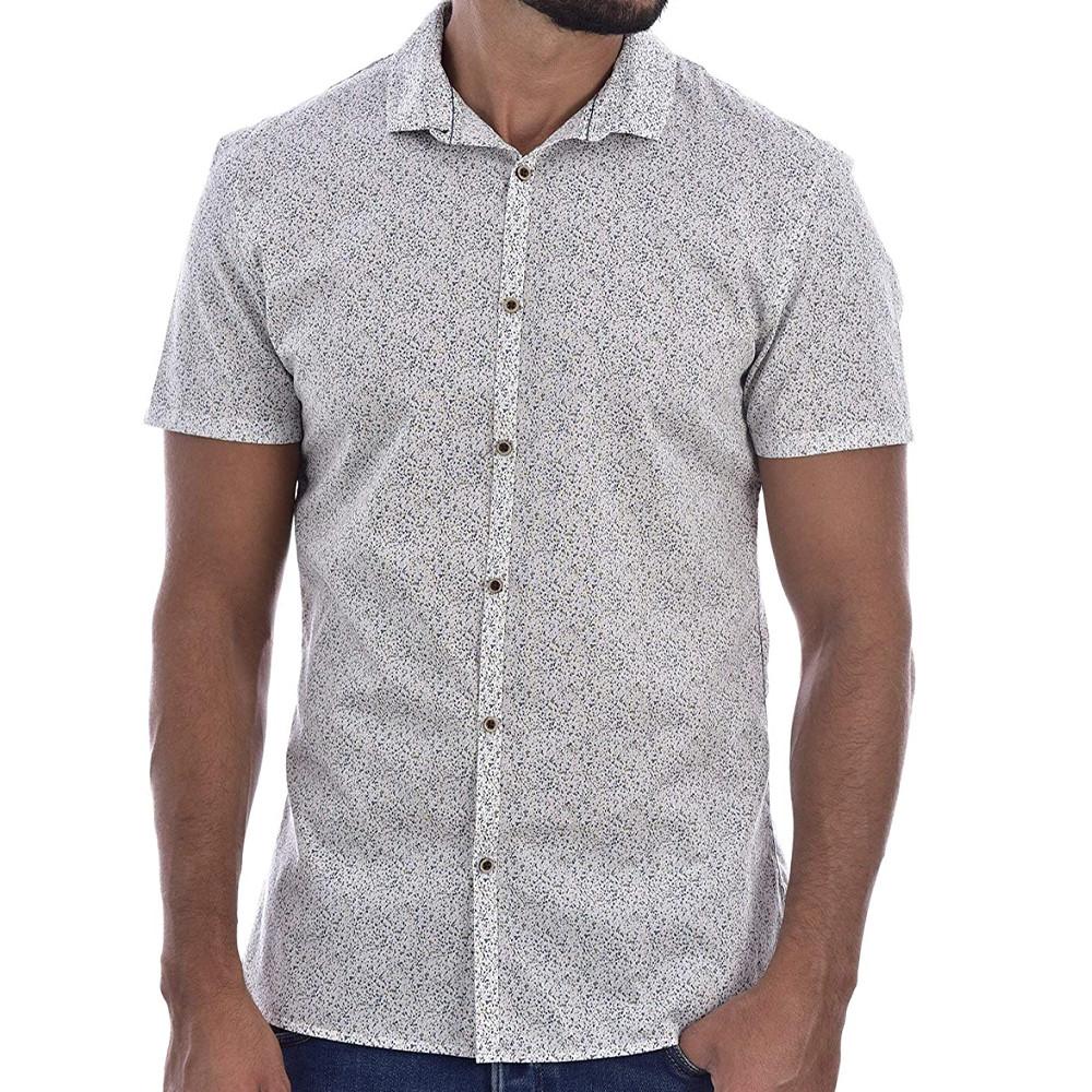 Chemisette Blanche Homme Teddy Smith Largo Mc pas cher