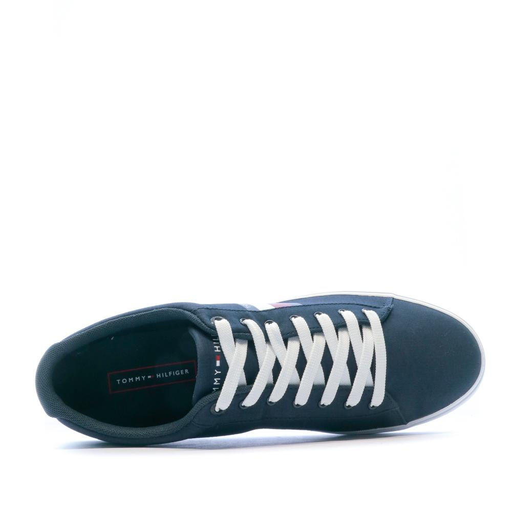 Basket Marine Rayures Homme TOMMY HILFIGER STRIPES DETAIL vue 4