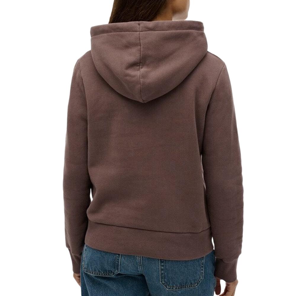 Sweat à Capuche Marron Femme Superdry Tonal Core vue 2