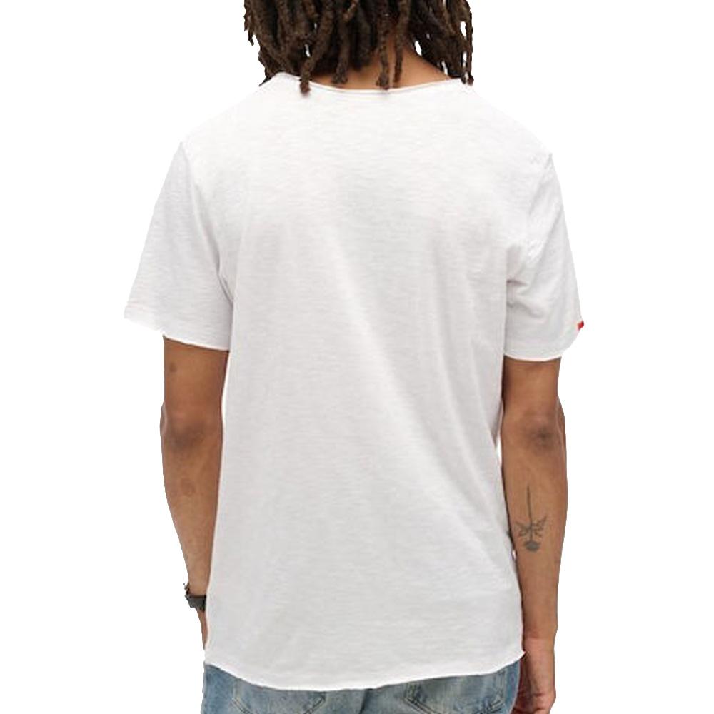 T-Shirt Blanc Homme Superdru Raw vue 2