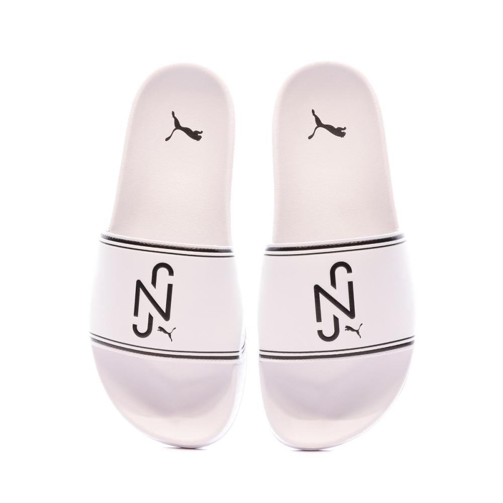 Claquettes Blanches Garçon/Homme Puma Leadcat Ftr vue 3