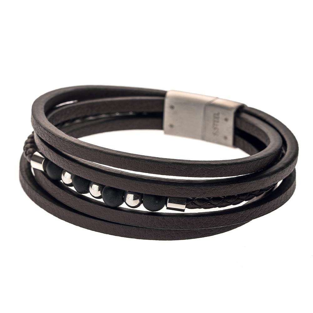 Bracelet Marron Homme Geographical Norway 315137 pas cher