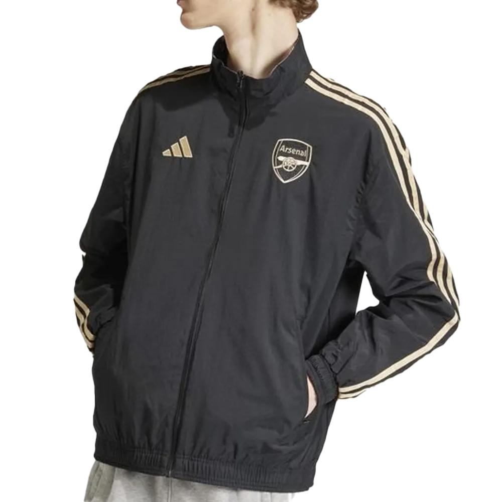 Arsenal Veste Réversible Noire Homme Adidas Ian Wright pas cher