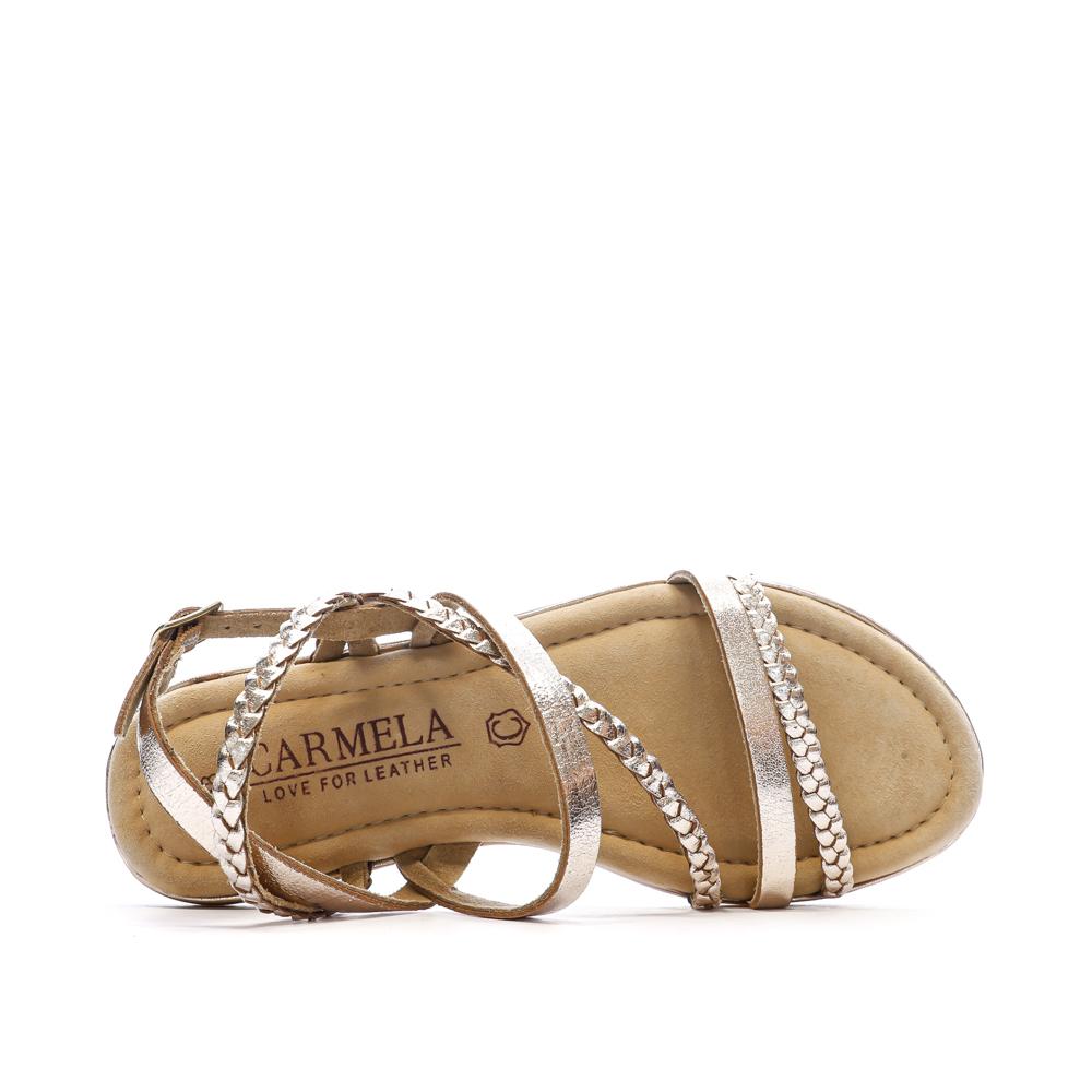 Sandales Dorées Femme Carmela ORO vue 4