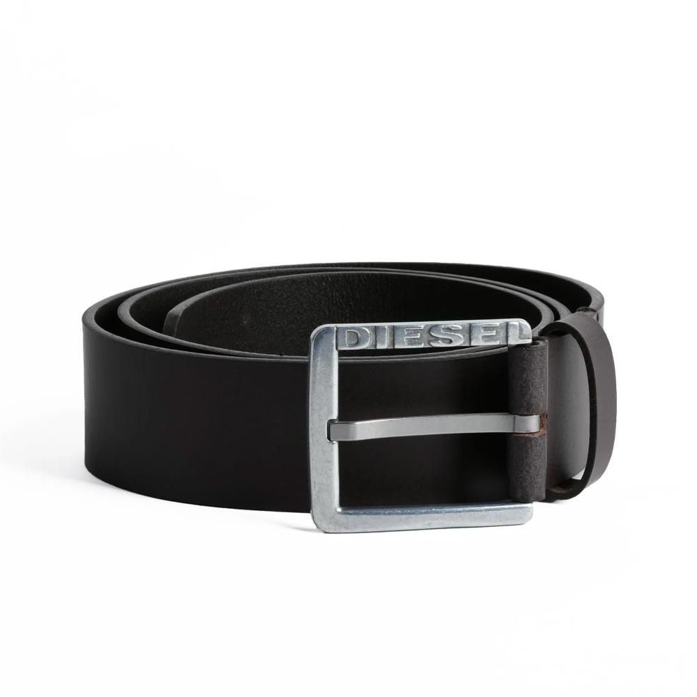 Ceinture Noire Homme Diesel Bbasic Belt X10648 pas cher