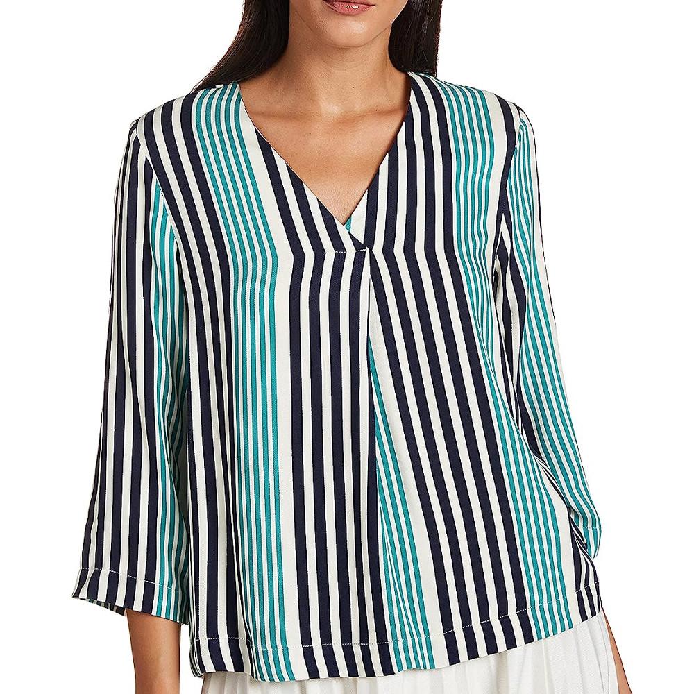 Blouse Écru à Rayures Femme Vero Moda Niva pas cher