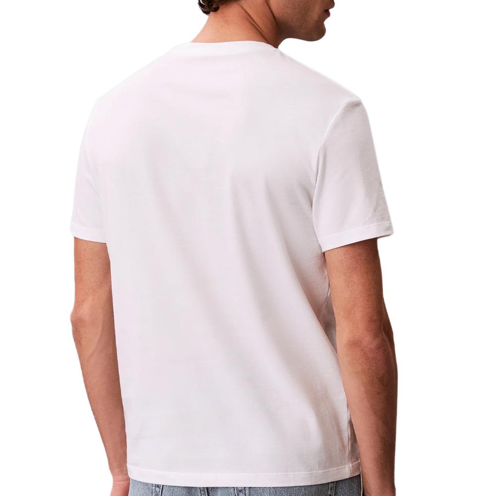 Weißes Herren-T-Shirt von Calvin Klein Jeans Calvinklei Ansicht 3