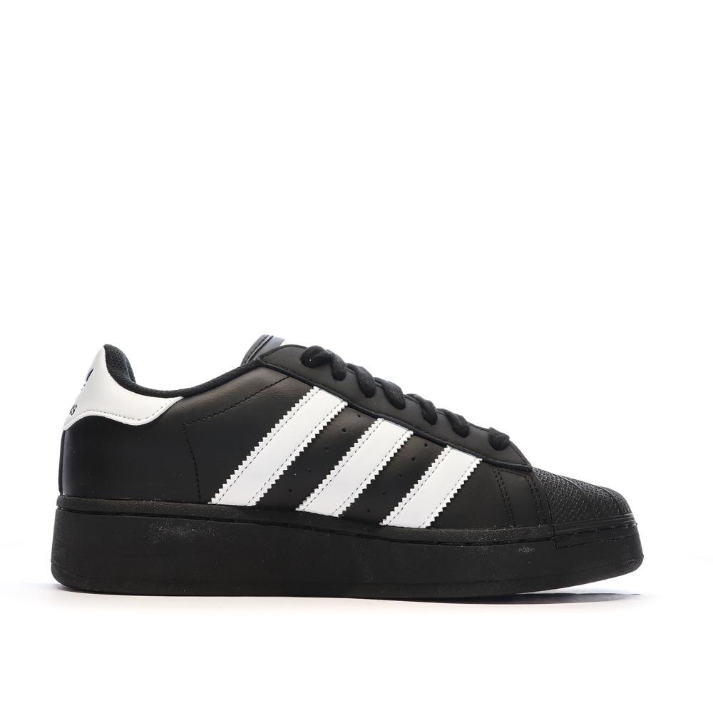 Baskets Noires/Blanches Homme Adidas Superstar Xlg vue 2