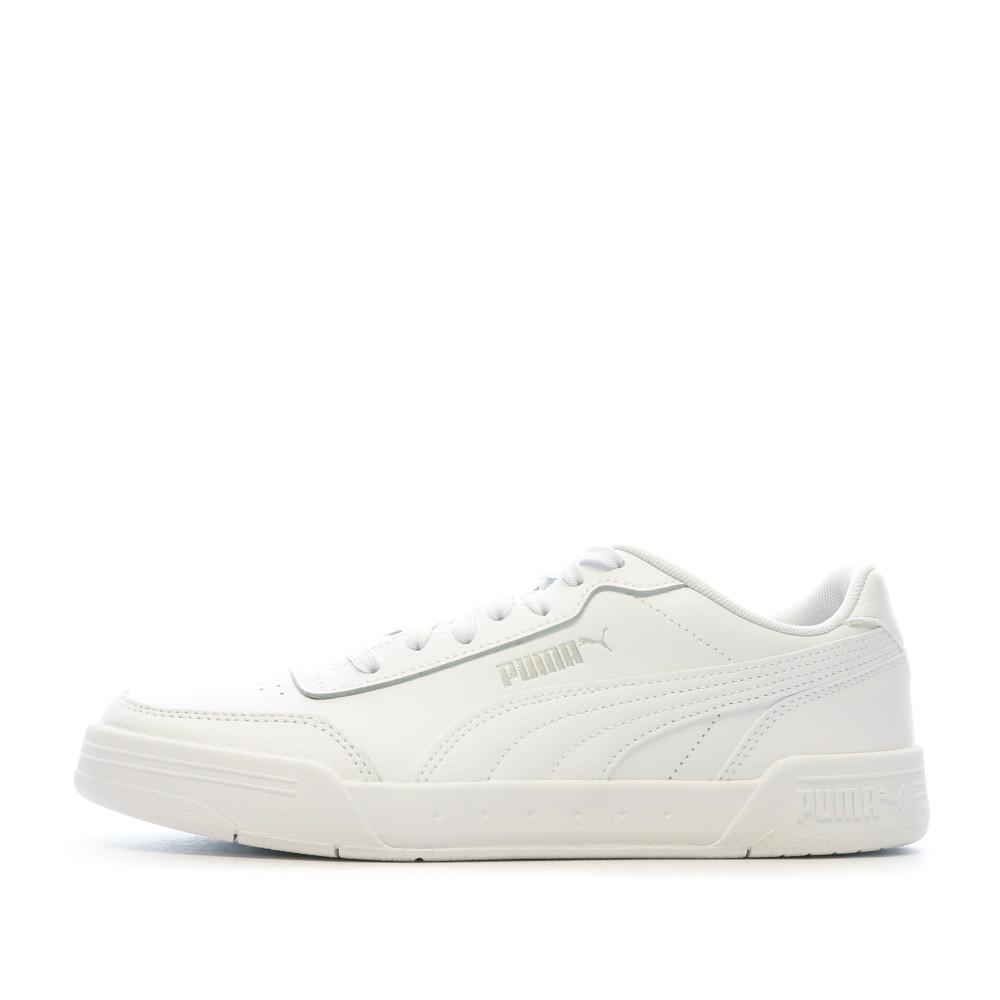 Baskets Blanches Homme Puma Caracal Silver pas cher