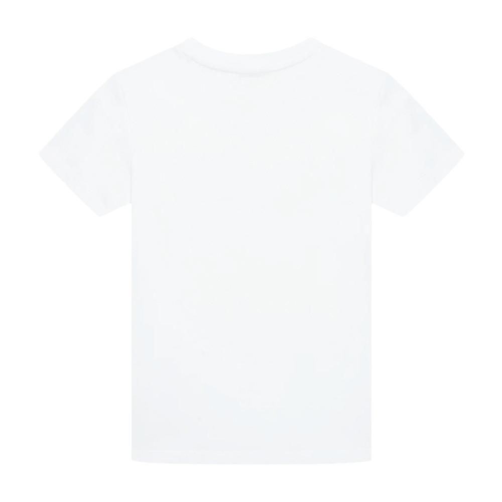 T-shirt Blanc Garçon Pepe jeans Art vue 2