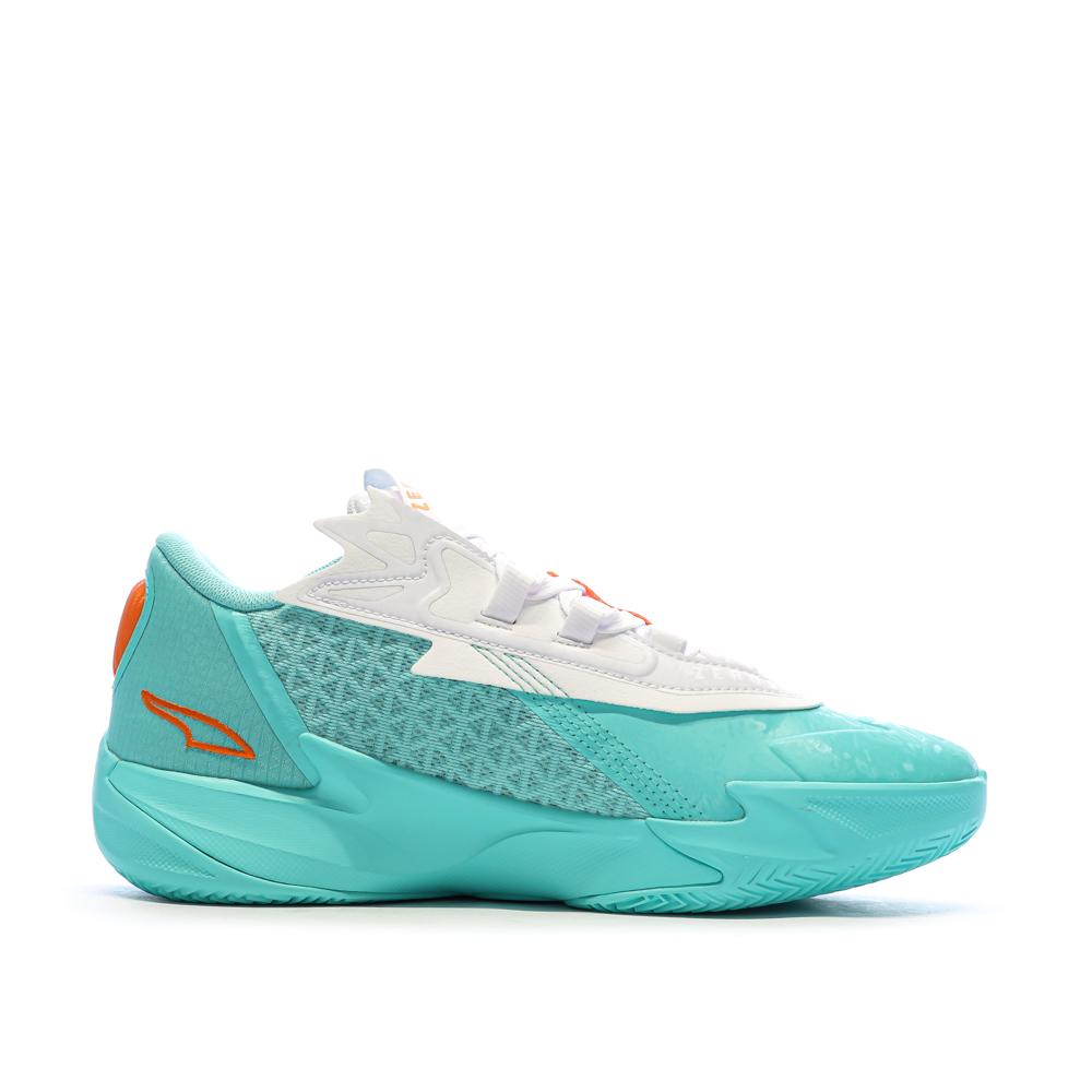 Chaussures de Basketball Turquoise/Blanc Homme Puma Scoot Zeros II Shift vue 2