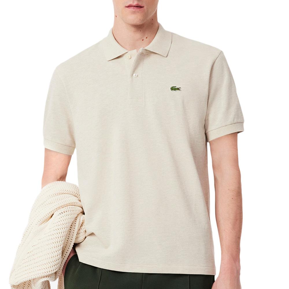 Polo Beige Homme Lacoste Marl pas cher