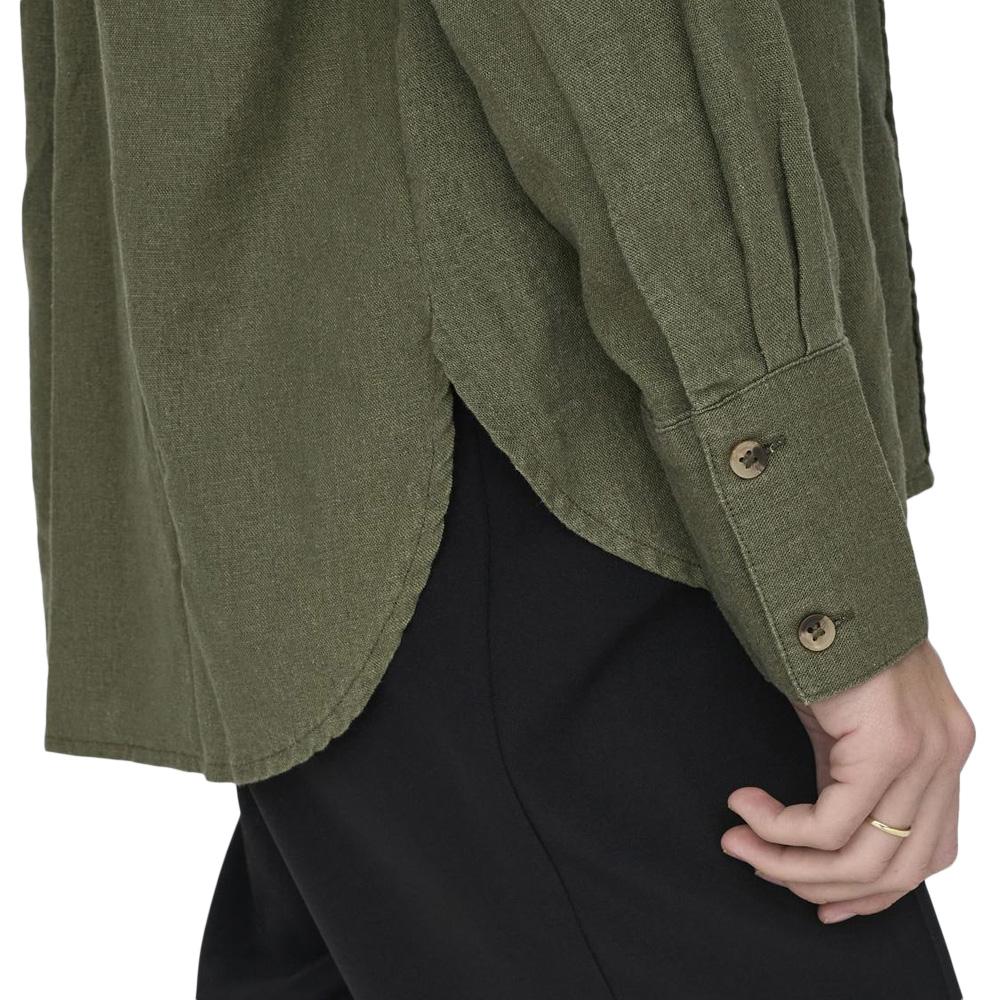 Chemise Kaki Femme JDY Linen vue 2