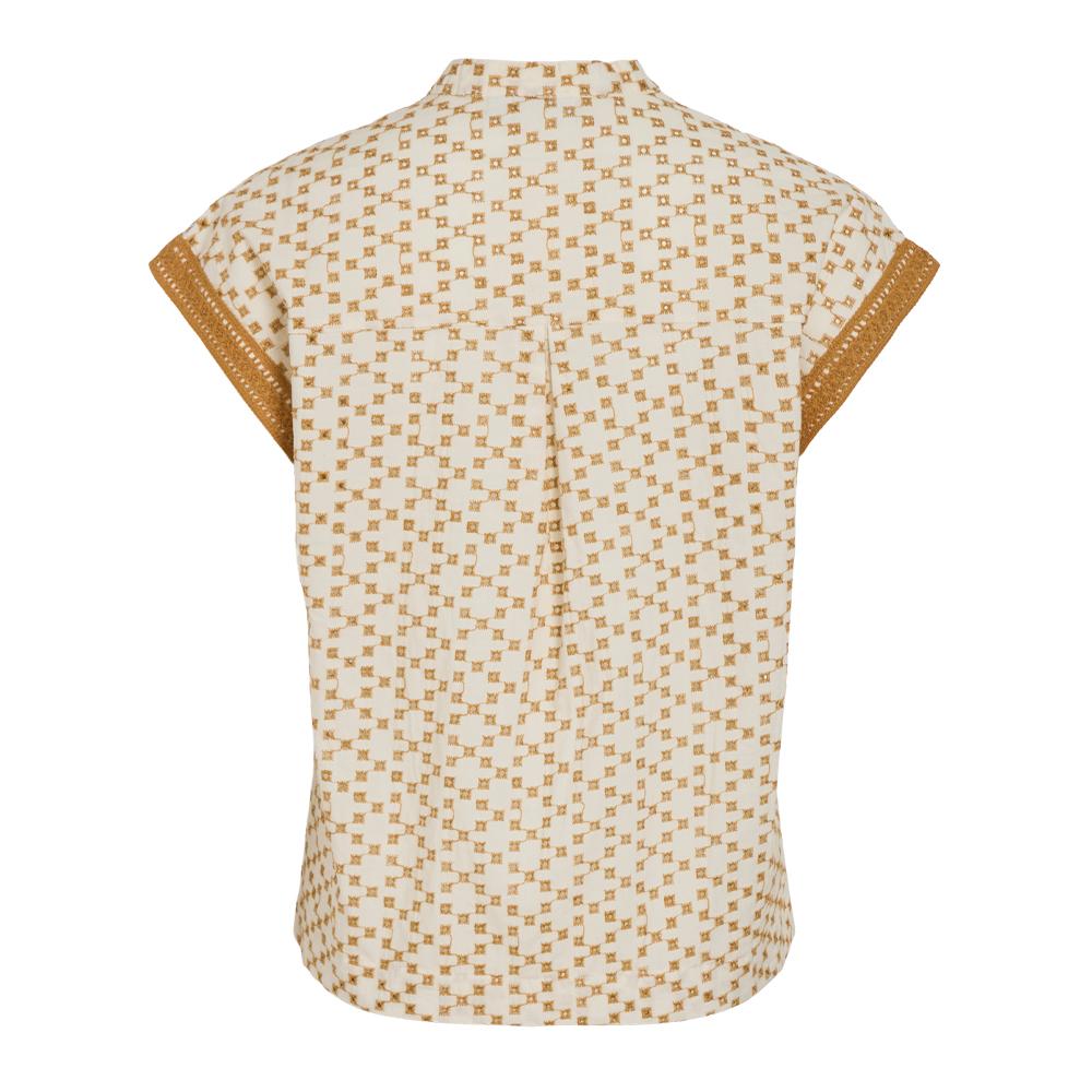 Camiseta beige/amarilla para mujer de Vila Visumira ver 2