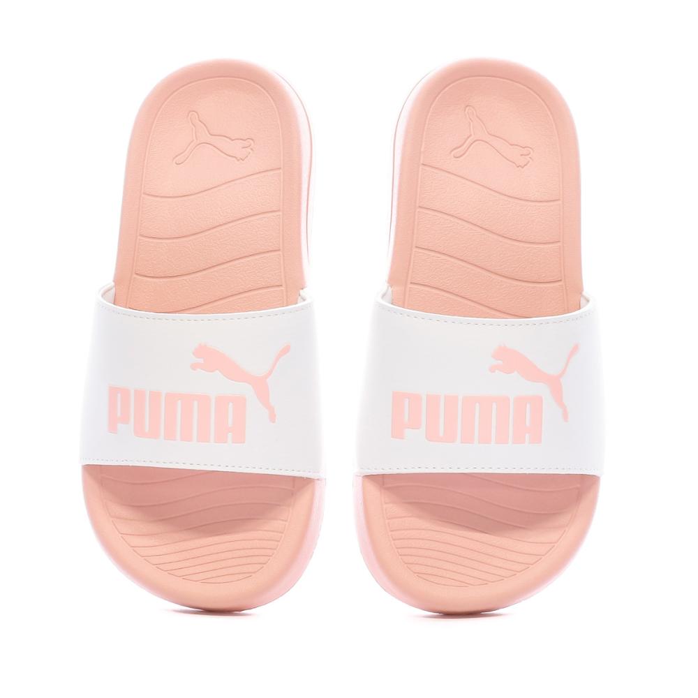 Claquettes Rose Foncé/Blanc Femme Puma Popcat 20 vue 3