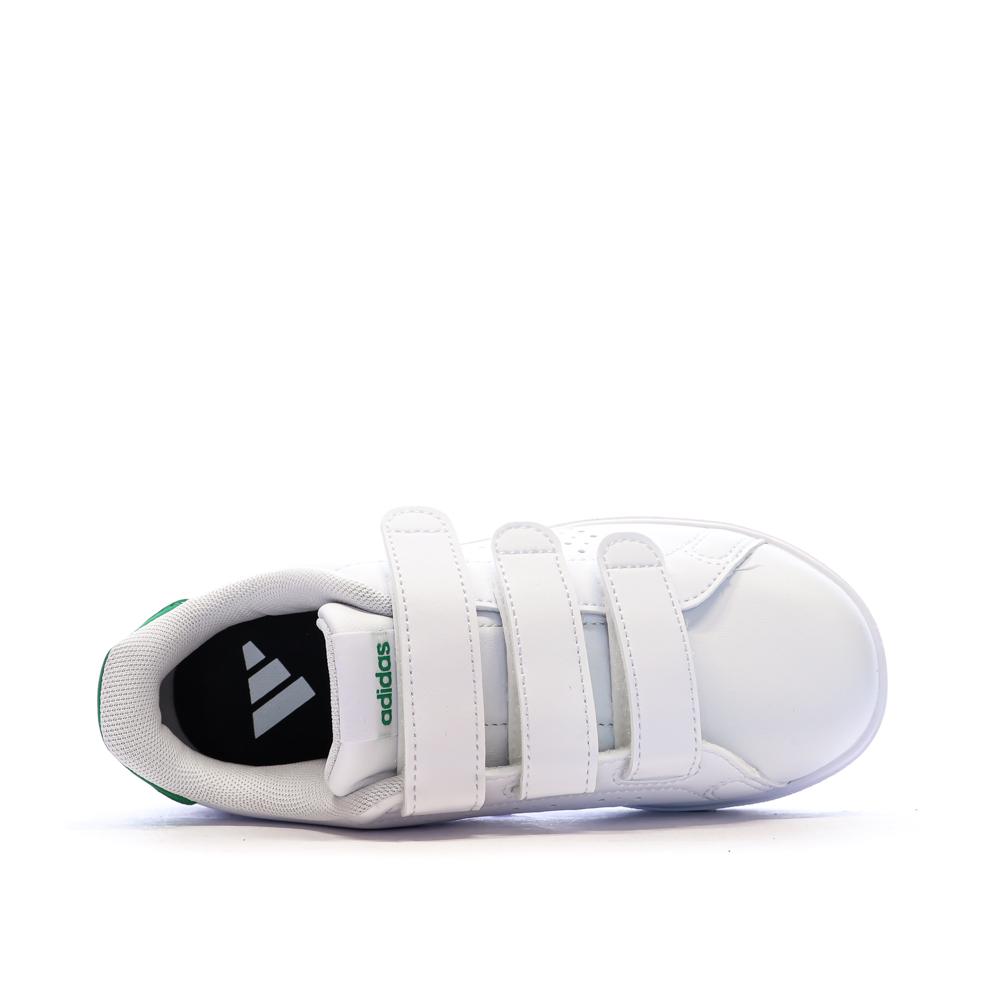 Baskets Blanches Garçon/Fille Adidas Advantage Base 2.0 vue 4
